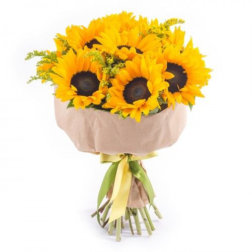 Букет цветов "Букет с подсолнухами" Букет цветов "Букет с подсолнухами"